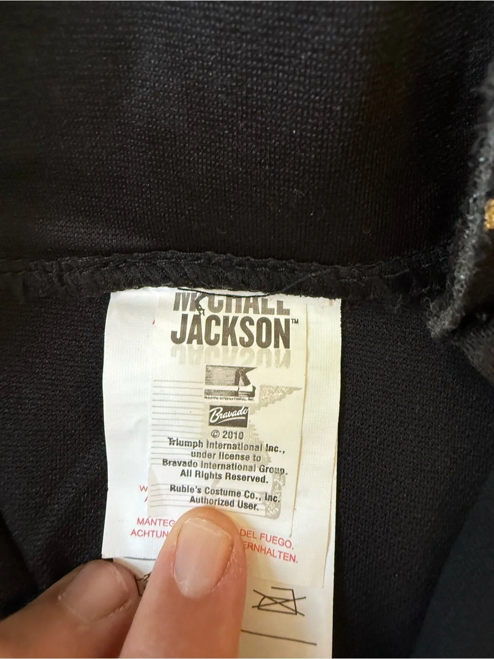 RUBIES Michael Jackson Military Style Costume Jacket – Child Small Age 4-5